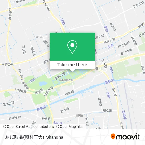 糖纸甜品(顾村正大) map