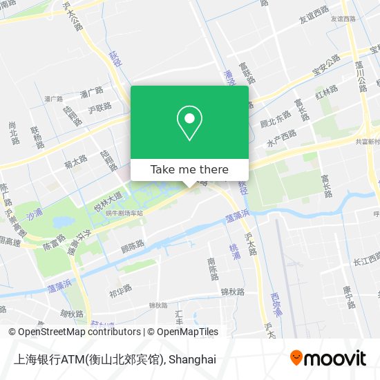 上海银行ATM(衡山北郊宾馆) map