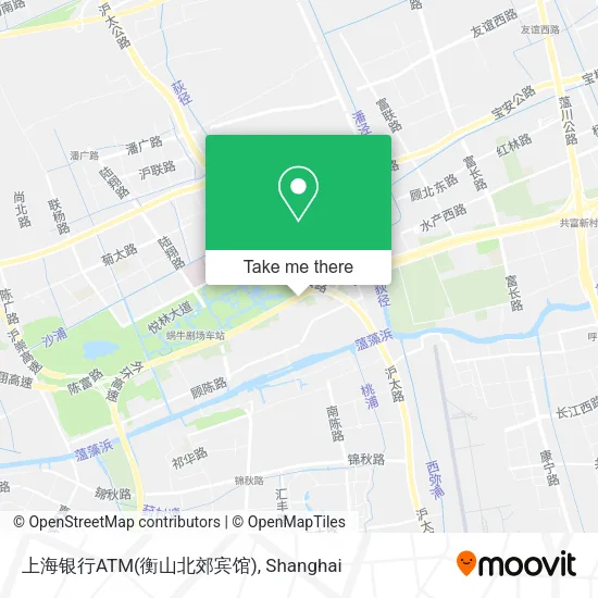 上海银行ATM(衡山北郊宾馆) map