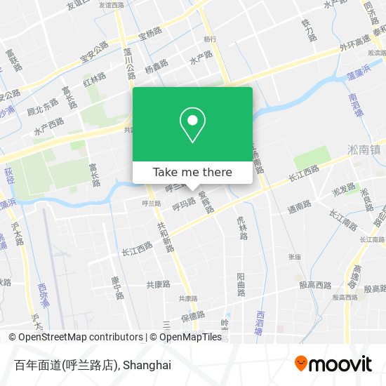 百年面道(呼兰路店) map