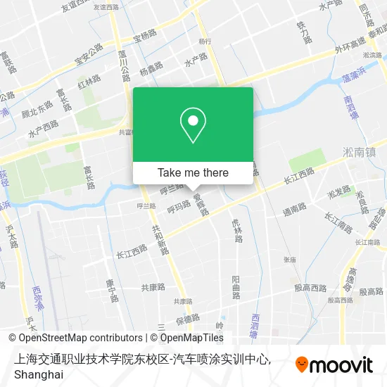 上海交通职业技术学院东校区-汽车喷涂实训中心 map