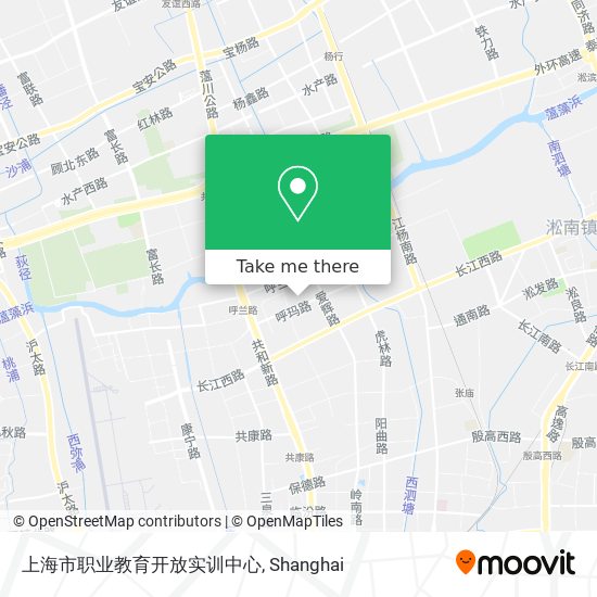 上海市职业教育开放实训中心 map