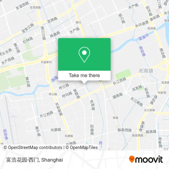 富浩花园-西门 map