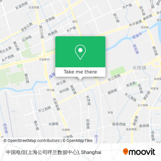 中国电信(上海公司呼兰数据中心) map