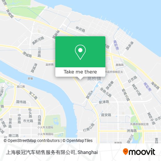 上海极冠汽车销售服务有限公司 map
