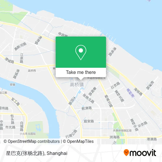 星巴克(张杨北路) map