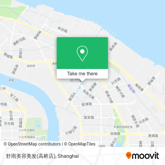 舒雨美容美发(高桥店) map