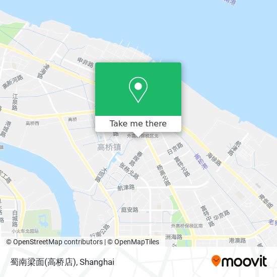 蜀南梁面(高桥店) map