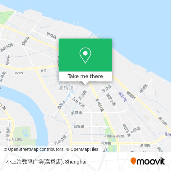 小上海数码广场(高桥店) map