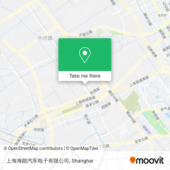 上海海能汽车电子有限公司 map