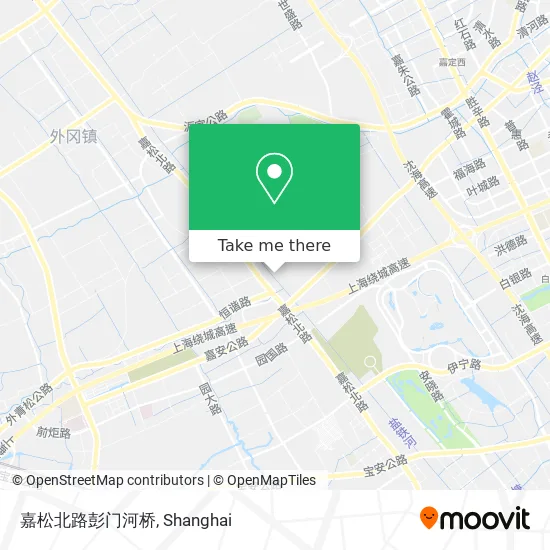 嘉松北路彭门河桥 map