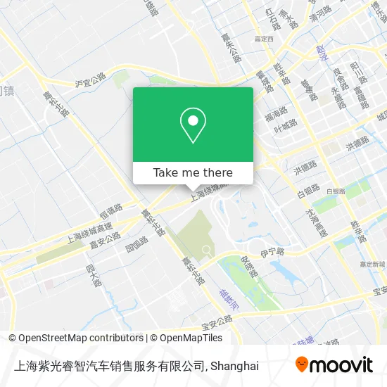上海紫光睿智汽车销售服务有限公司 map