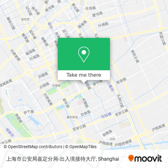 上海市公安局嘉定分局-出入境接待大厅 map