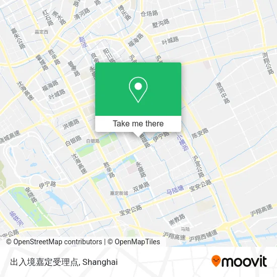 出入境嘉定受理点 map