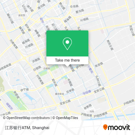 江苏银行ATM map