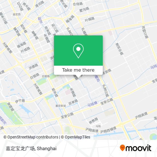 嘉定宝龙广场 map