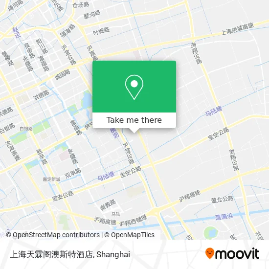上海天霖阁澳斯特酒店 map