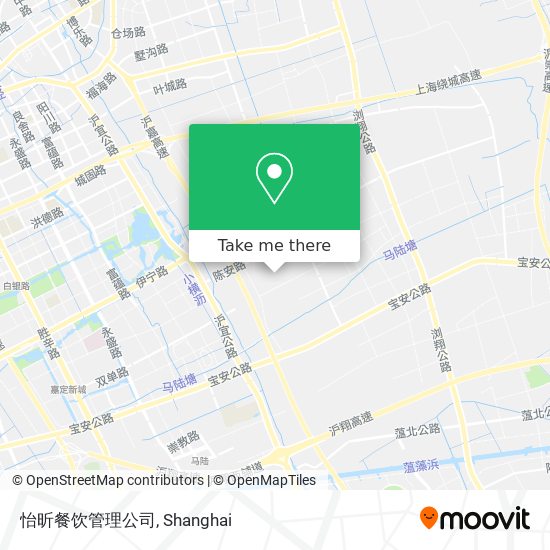 怡昕餐饮管理公司 map