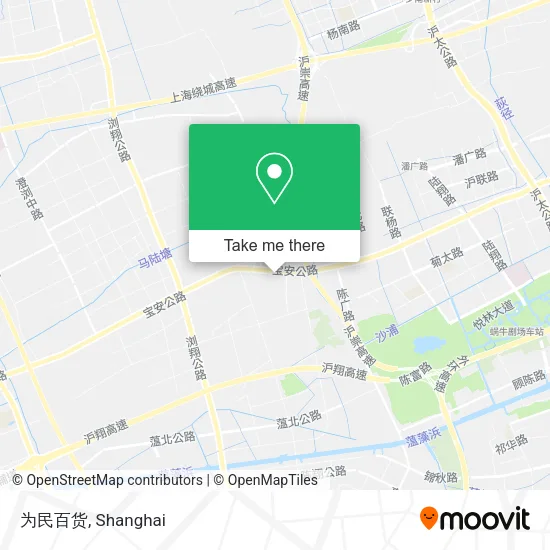 为民百货 map