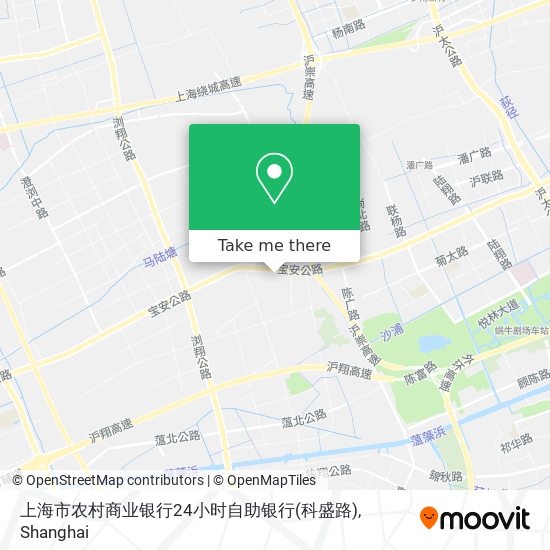 上海市农村商业银行24小时自助银行(科盛路) map