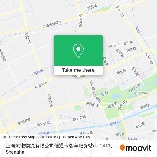 上海斌淑物流有限公司佳通卡客车服务站no.1411 map