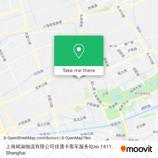 上海斌淑物流有限公司佳通卡客车服务站no.1411 map