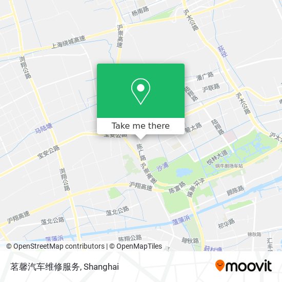 茗馨汽车维修服务 map