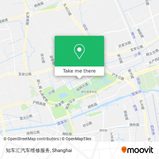 知车汇汽车维修服务 map
