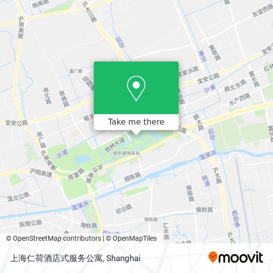 上海仁荷酒店式服务公寓 map