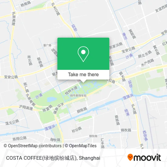 COSTA COFFEE(绿地缤纷城店) map