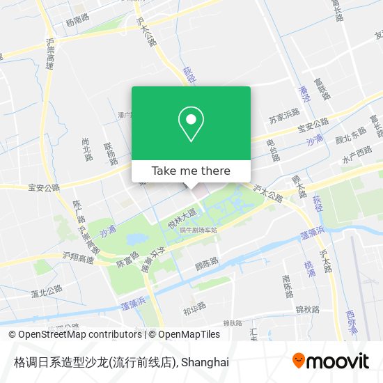 格调日系造型沙龙(流行前线店) map