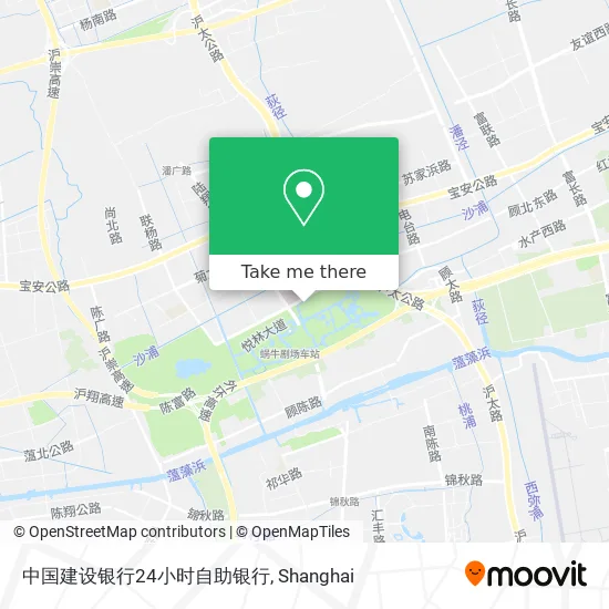 中国建设银行24小时自助银行 map