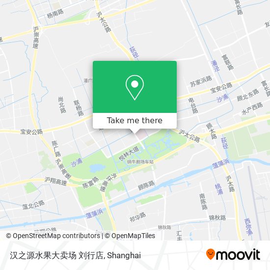 汉之源水果大卖场 刘行店 map