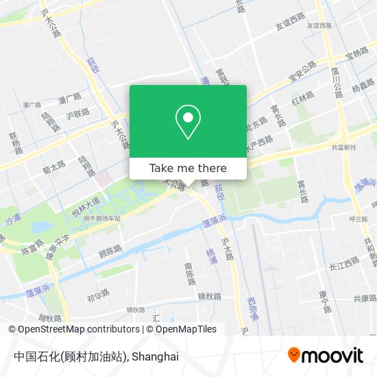 中国石化(顾村加油站) map