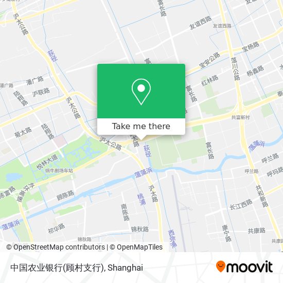 中国农业银行(顾村支行) map