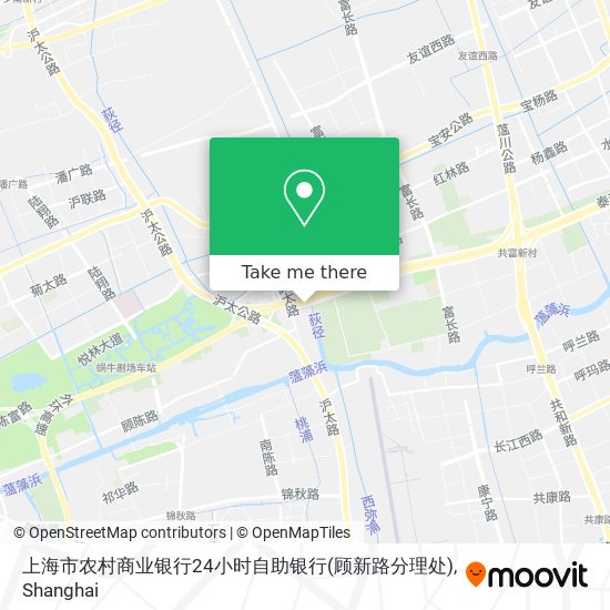 上海市农村商业银行24小时自助银行(顾新路分理处) map