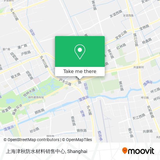 上海津秋防水材料销售中心 map