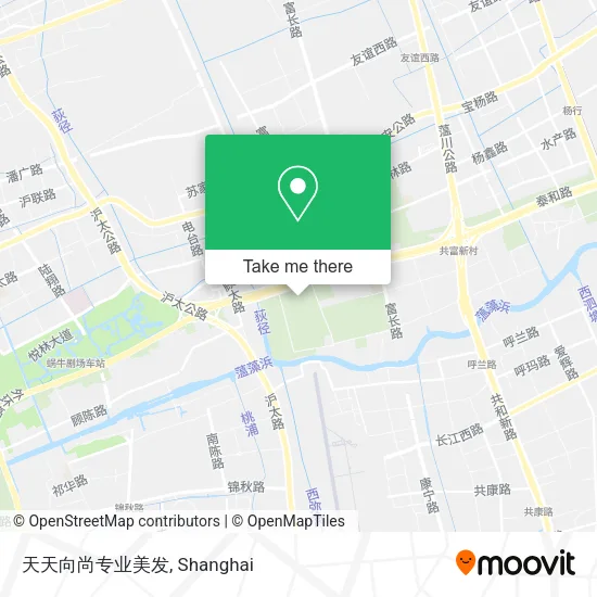 天天向尚专业美发 map