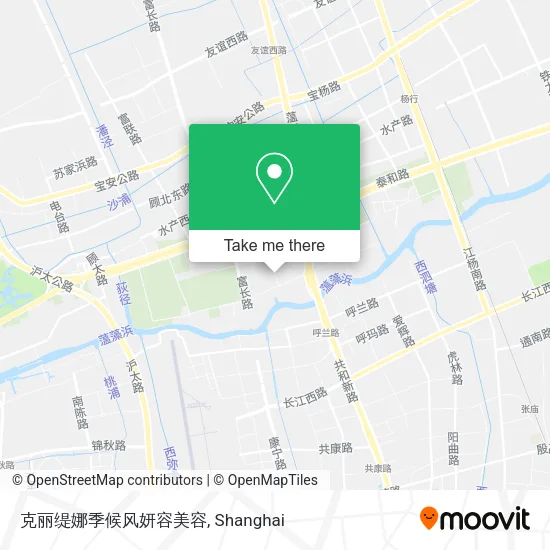 克丽缇娜季候风妍容美容 map