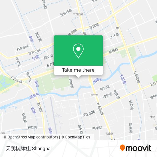 天朔棋牌社 map