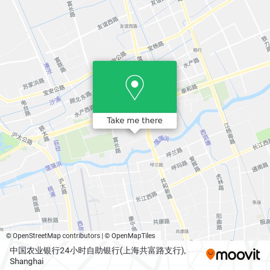 中国农业银行24小时自助银行(上海共富路支行) map