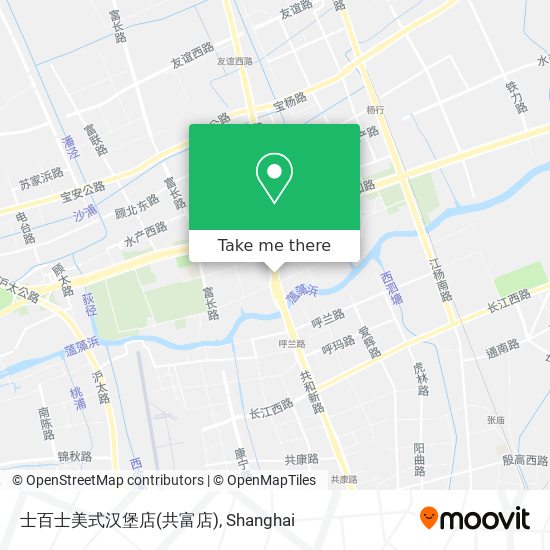 士百士美式汉堡店(共富店) map