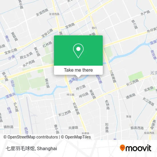 七星羽毛球馆 map
