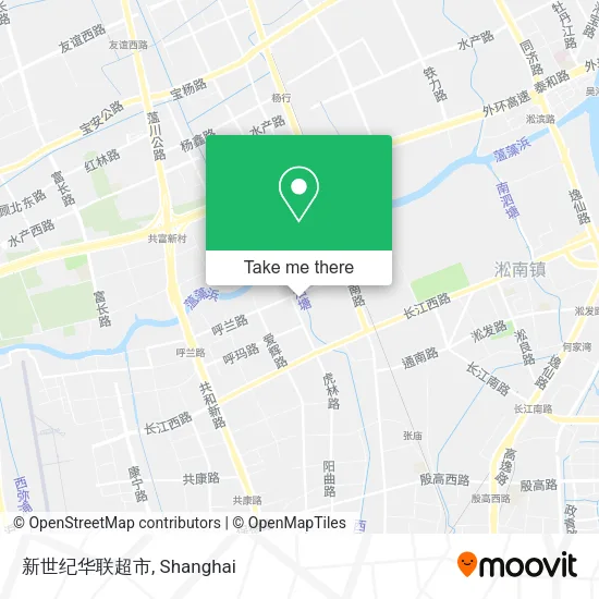 新世纪华联超市 map