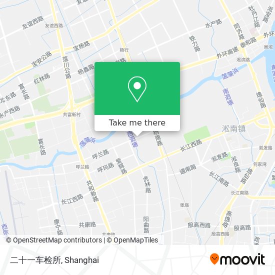 二十一车检所 map