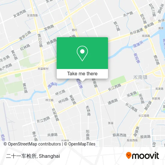 二十一车检所 map