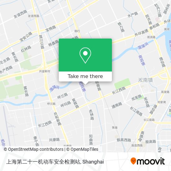 上海第二十一机动车安全检测站 map