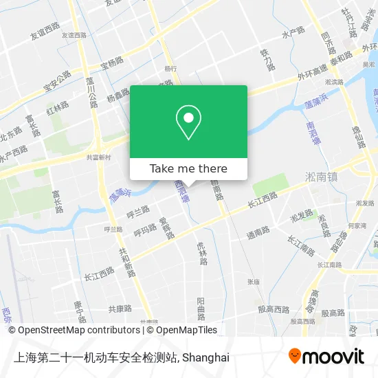 上海第二十一机动车安全检测站 map