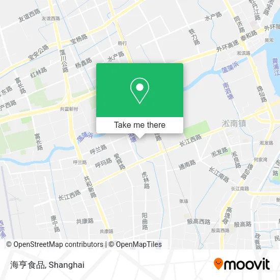 海亨食品 map
