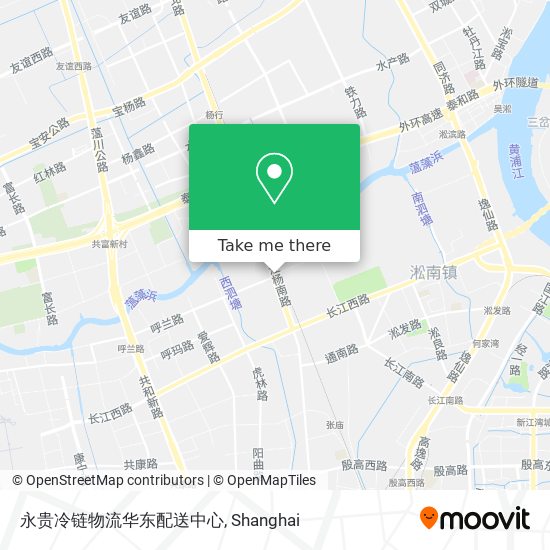 永贵冷链物流华东配送中心 map